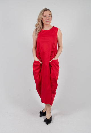 Pocket Dress in Goji Berry