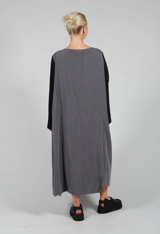 Pocket Front Dress in Grey