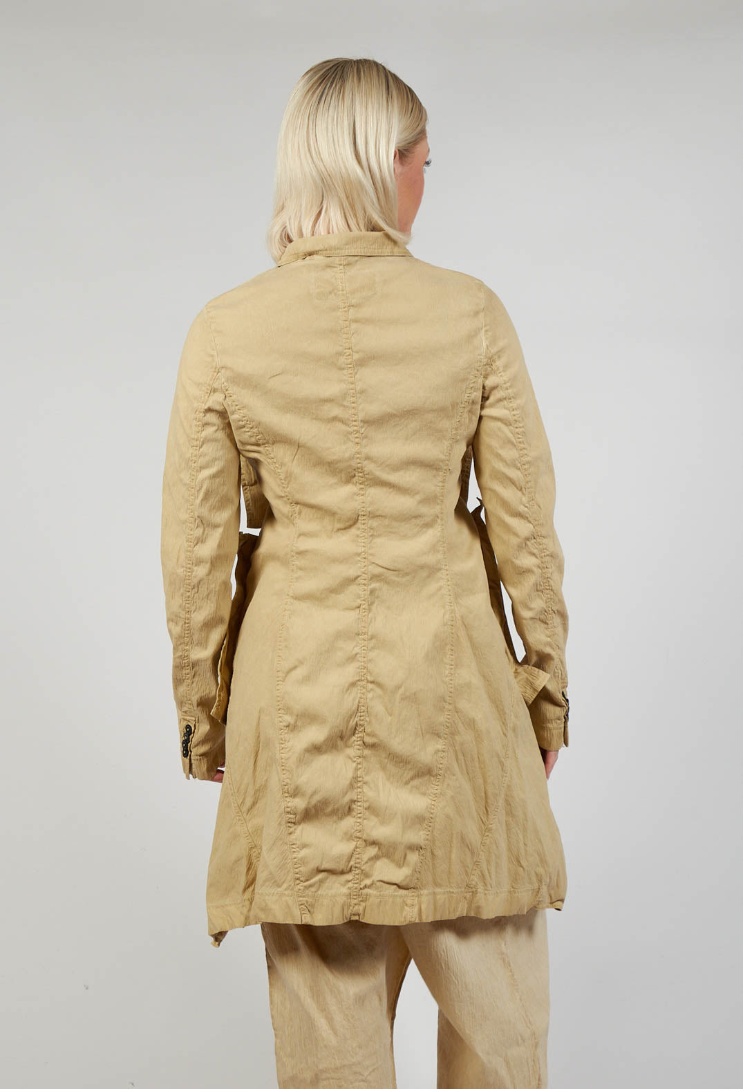 Pocket Overcoat in Wax Cloud