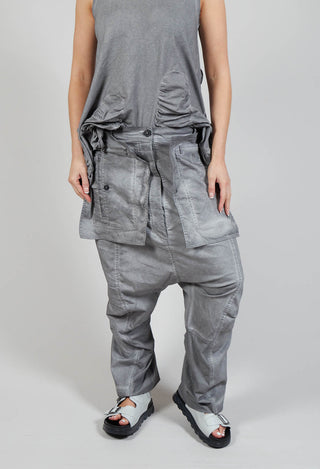Pocket Slim Fit Trousers in C.Coal 70% Cloud