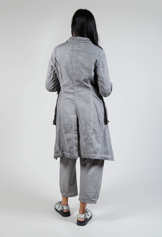 Pocket Utility Jacket in C.Coal 70% Cloud