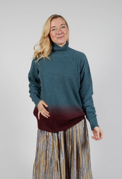 Polar Jumper in Teal Hollister