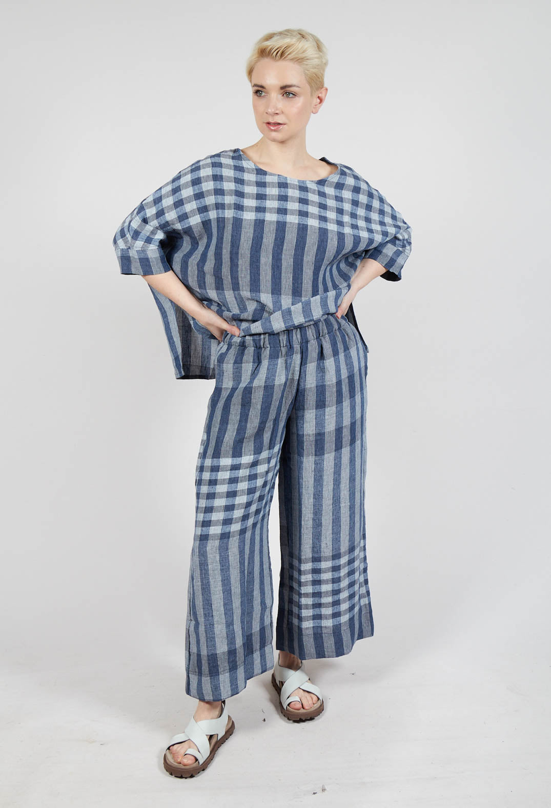 Pollo LQ Trousers in Blu