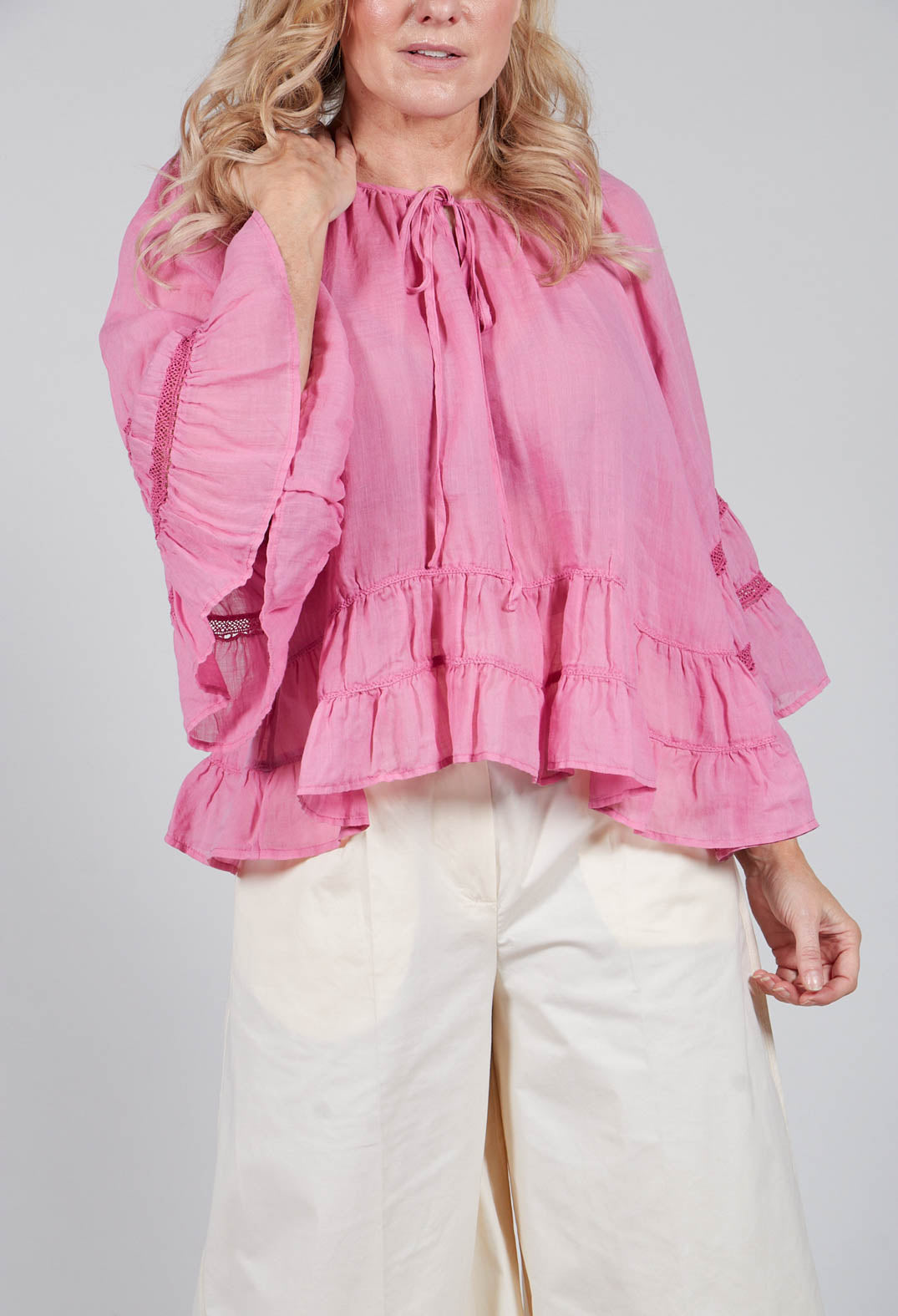 Prairie Blouse in Desert Pink