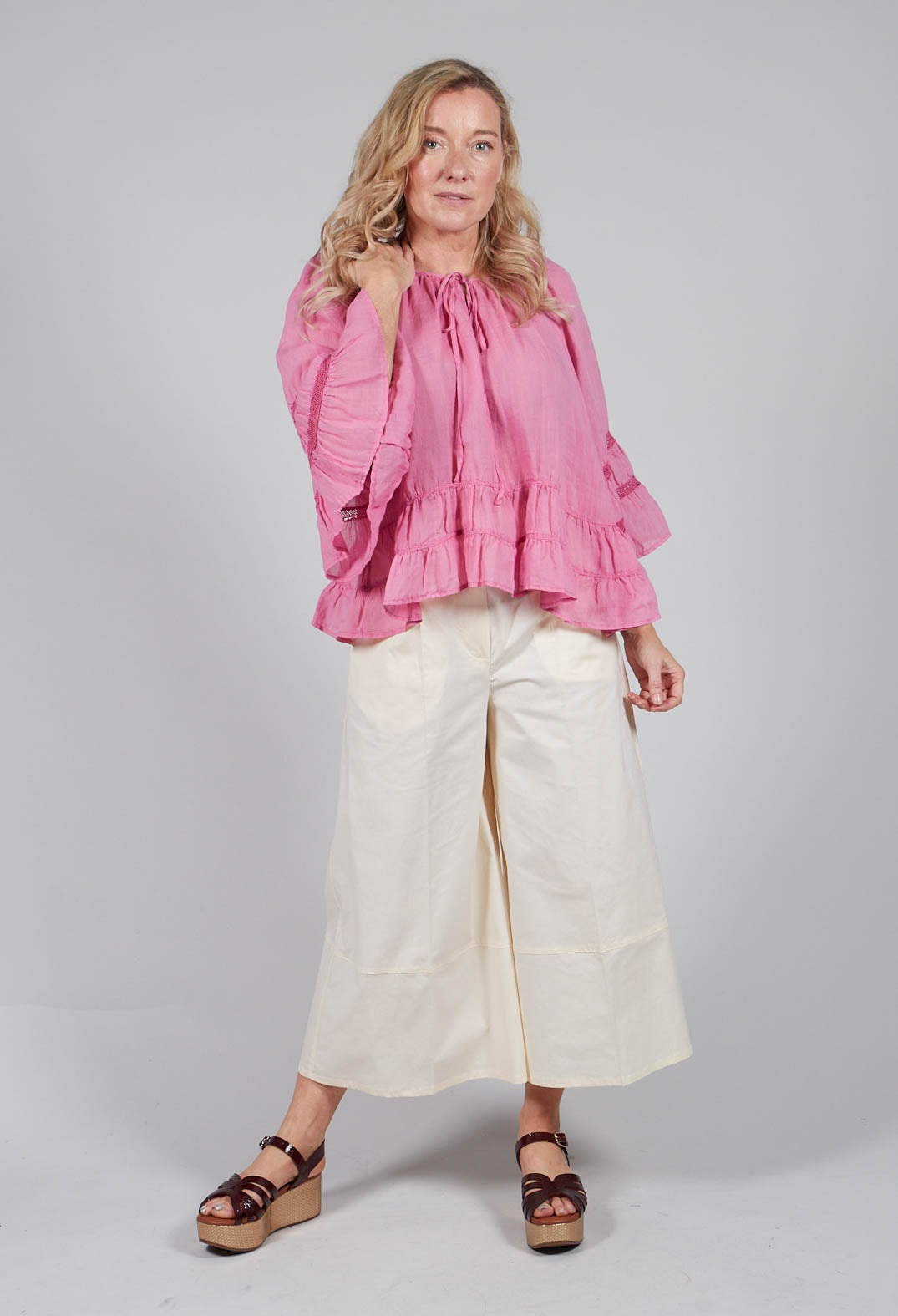 Prairie Blouse in Desert Pink