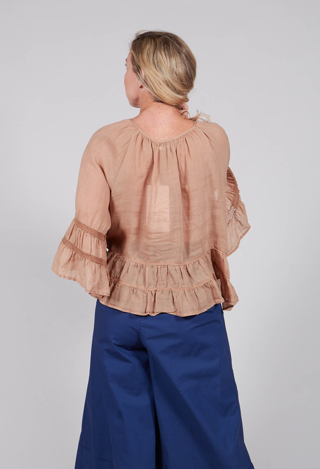 Prairie Blouse in Tulum Sand