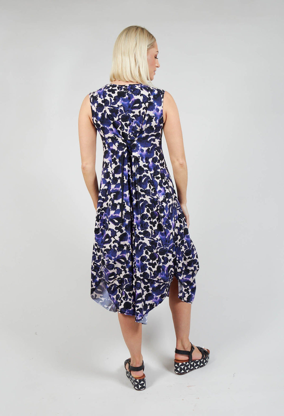 Praise Dress in Purple Print