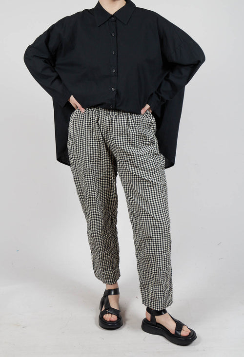 Preciso G Trousers in Nero