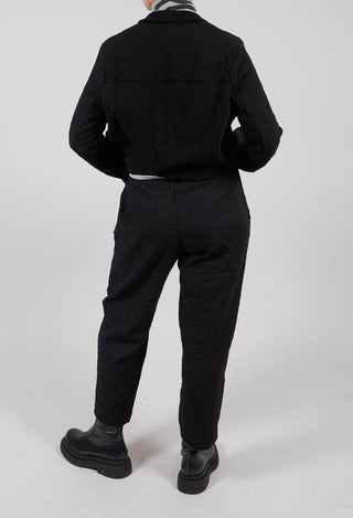 Preciso SU Plain Trousers in Nero