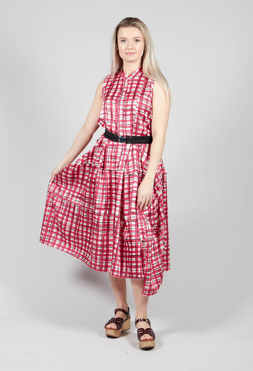 Premiere Dress in Pink Check