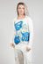 Printed Long Sleeve Top in Spec Handpaint