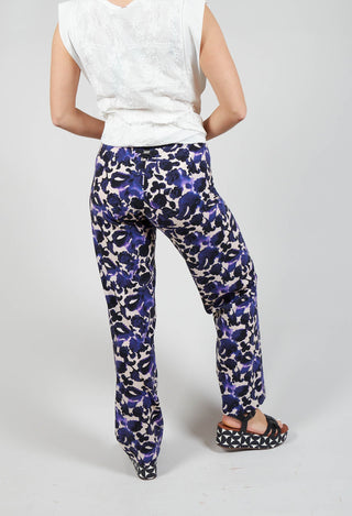 Proceed Trousers in Purple Floral