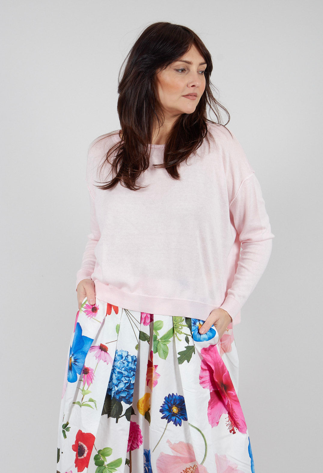 Prudenza Pullover in Pink