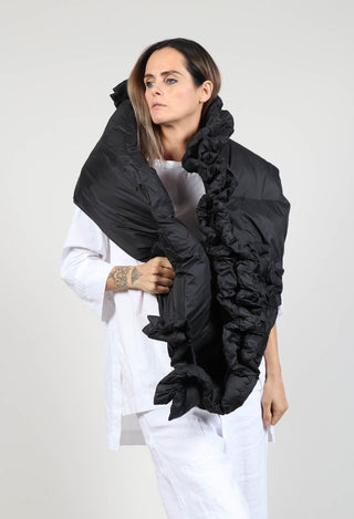 Puffer Scarf in Black