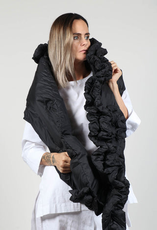 Puffer Scarf in Black