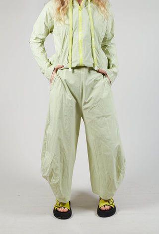 Pull On Balloon Trousers in Sun Check