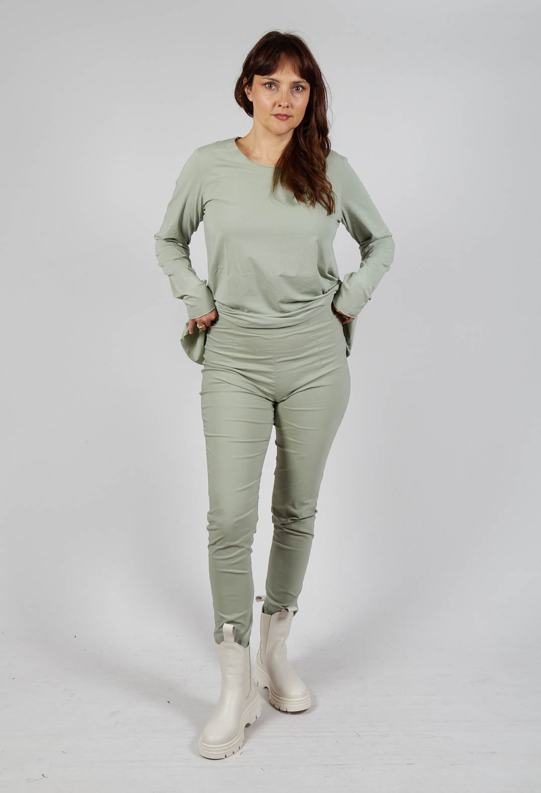Pull On Skinny Trousers in Defender