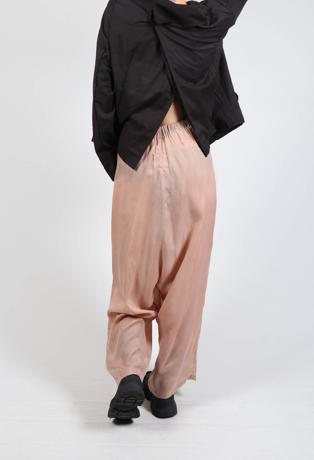 Pull on Straight Trousers in Amaretto Cloud