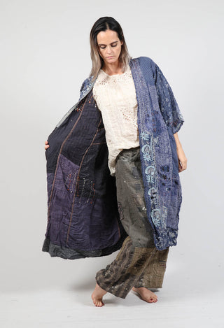Quilted Boro Kimono in Boro