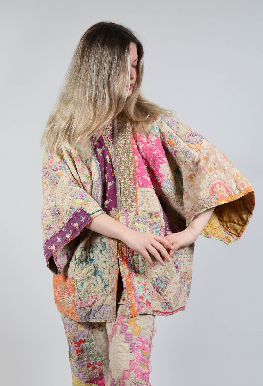 Quiltwork Anika Kimono in Tropical