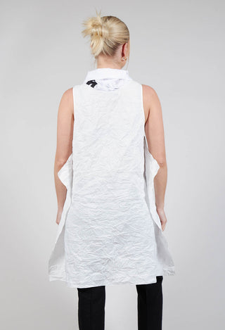 RION4 Tunic in White Colourful
