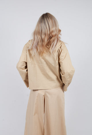 Raw Hem Shirt in Lark