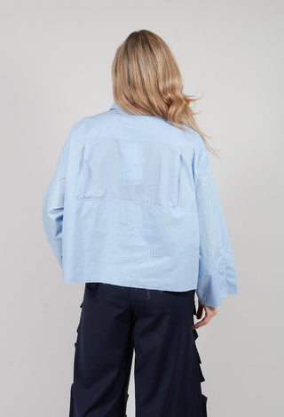 Raw Hem Shirt in Open Air