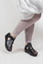 Raya Platform Sole Sandals in Black Silver