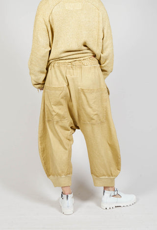 Relaxed Cotton Culottes in Wax Cloud