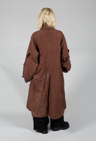 Relaxed Fit Coat in Amaretto Cloud