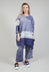Relaxed Fit Cotton Top in Azur Print