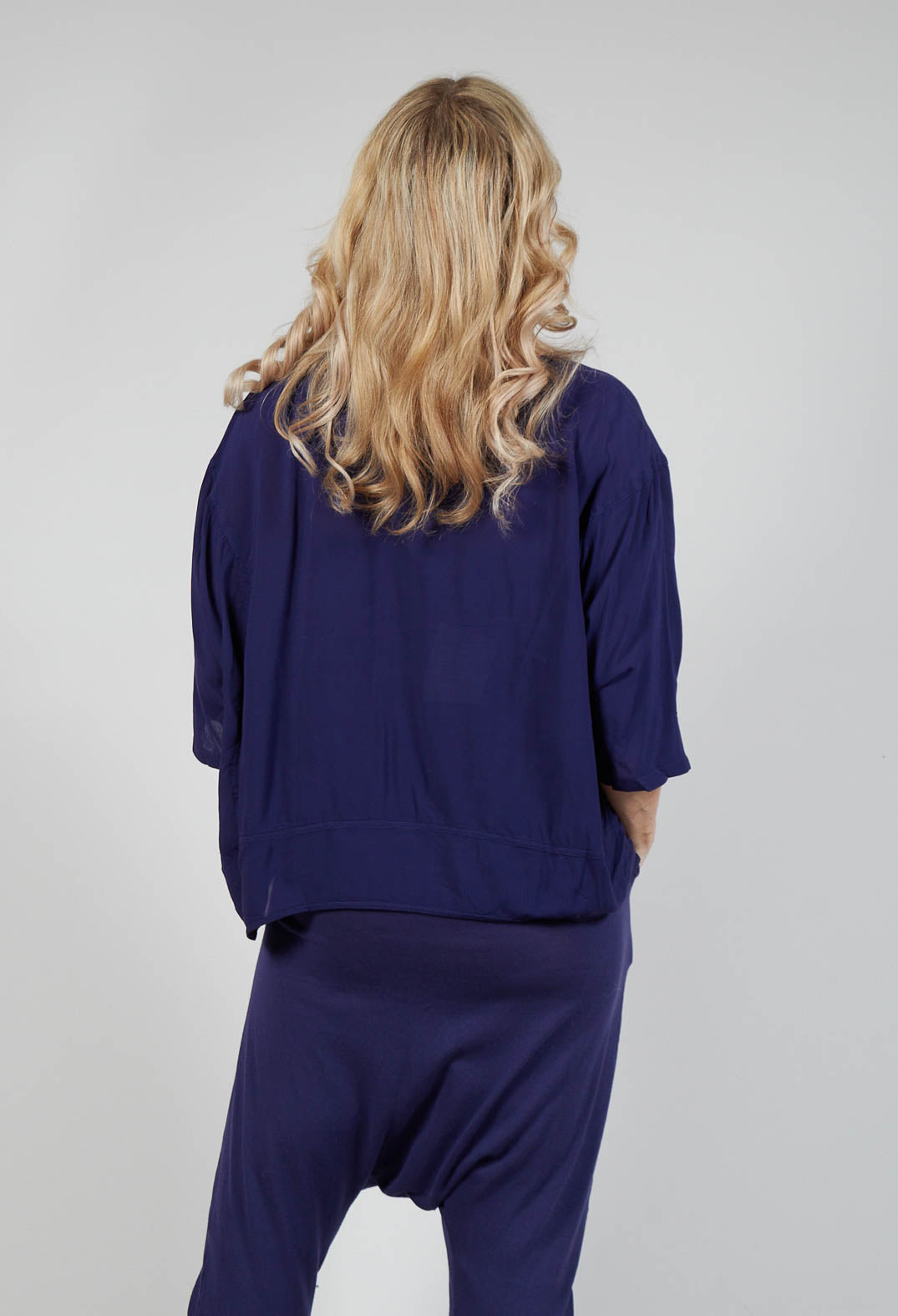 Relaxed Fit Jersey Top in Azur