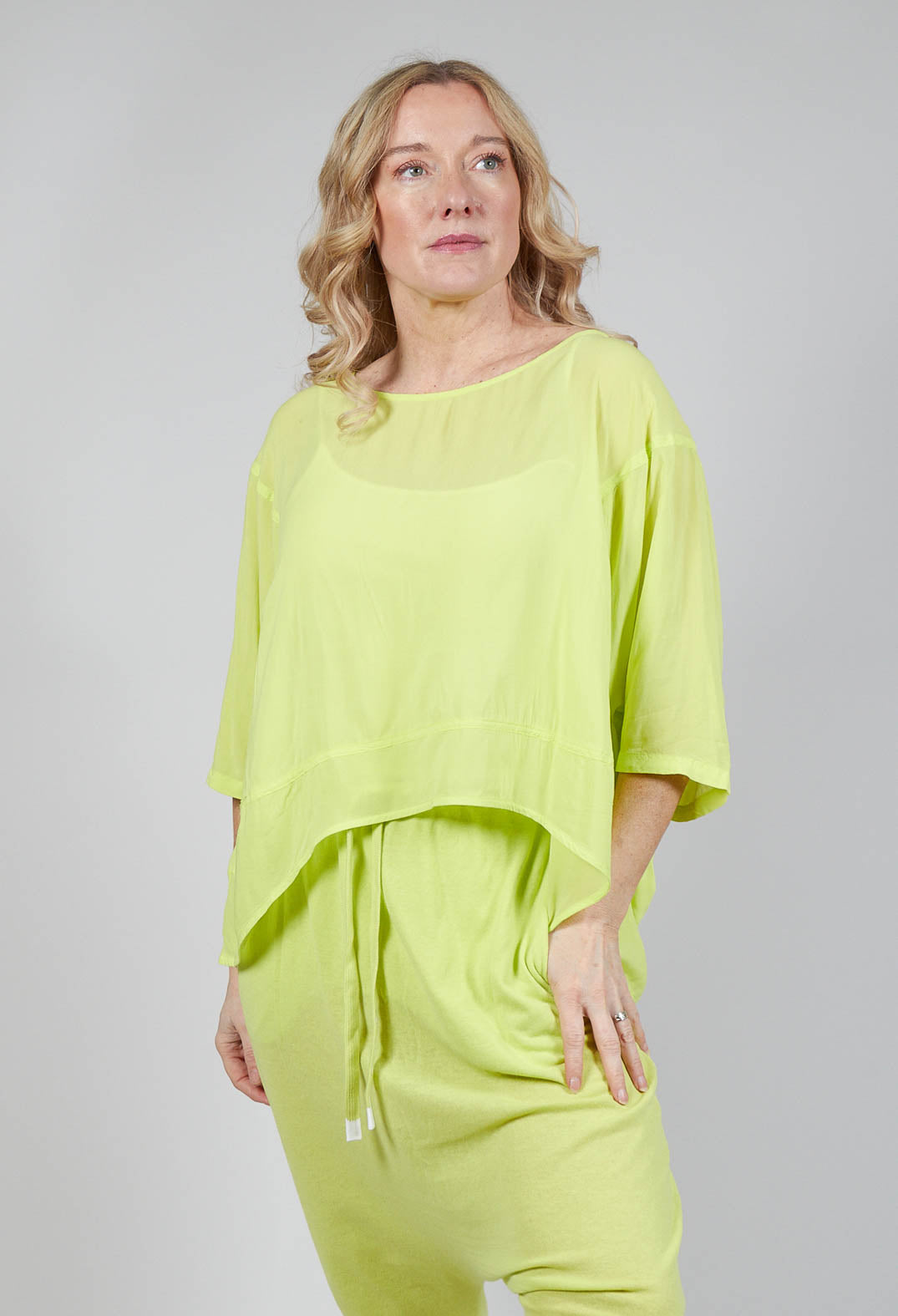 Relaxed Fit Jersey Top in Sun