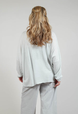 Relaxed Fit Jumper in Grey