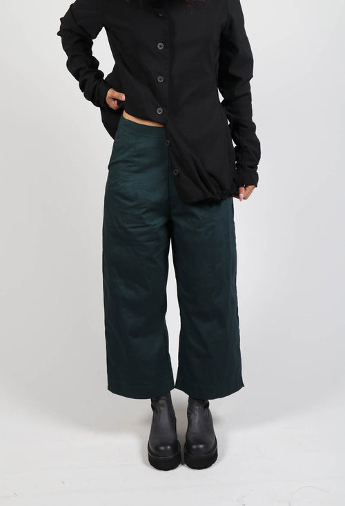 Relaxed Fit Trousers in Forest