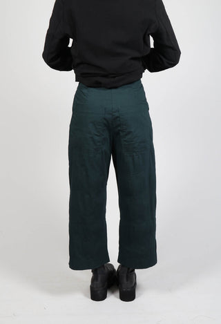 Relaxed Fit Trousers in Forest