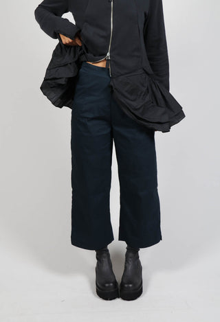 Relaxed Fit Trousers in Ink