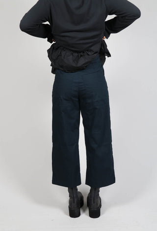 Relaxed Fit Trousers in Ink