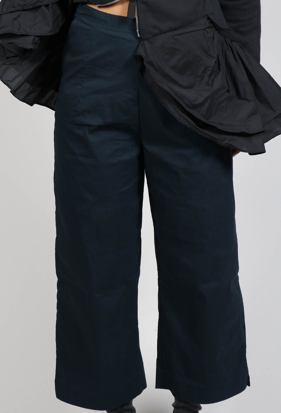 Relaxed Fit Trousers in Ink