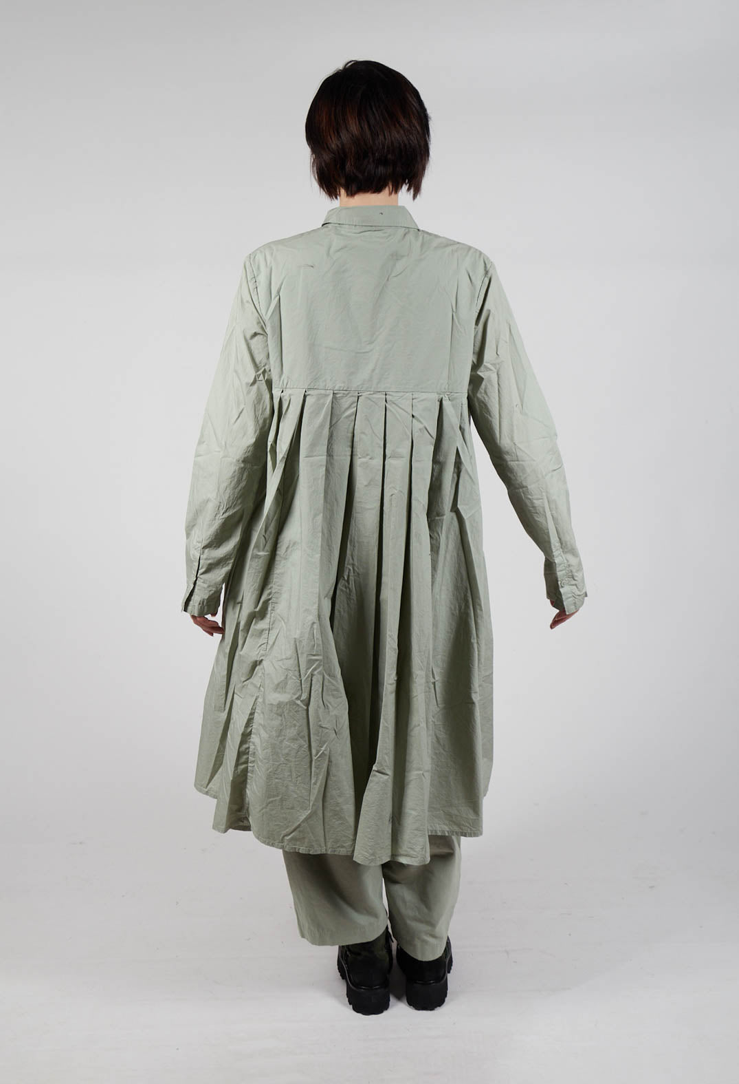 Relaxed Shirt Dress in Defender Print