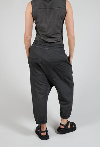 Relaxed Trousers in Coal Cloud