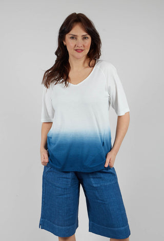Rike Shirt in Undyed and Blue