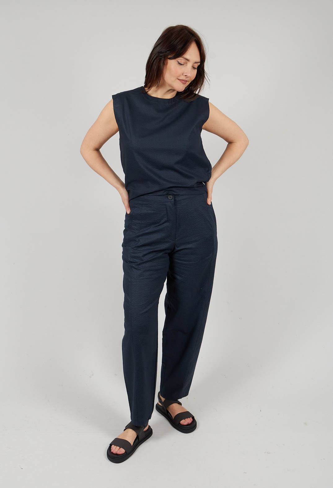 Ripollalf Trousers in Deep Navy