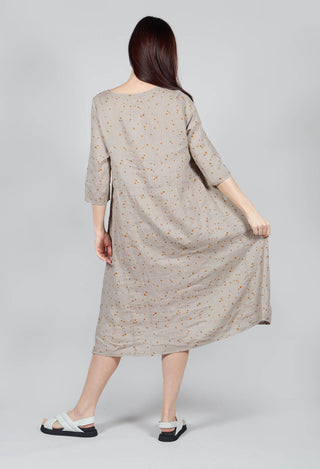 Rothko Ls Dress In Ambra