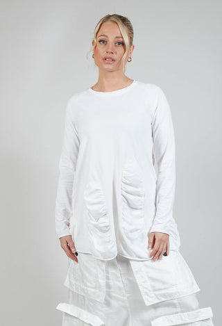 Ruched Top in Starwhite