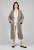 Merino Wool Overcoat in Taupe