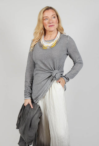 Lightweight Pullover in C.Coal 70% Cloud