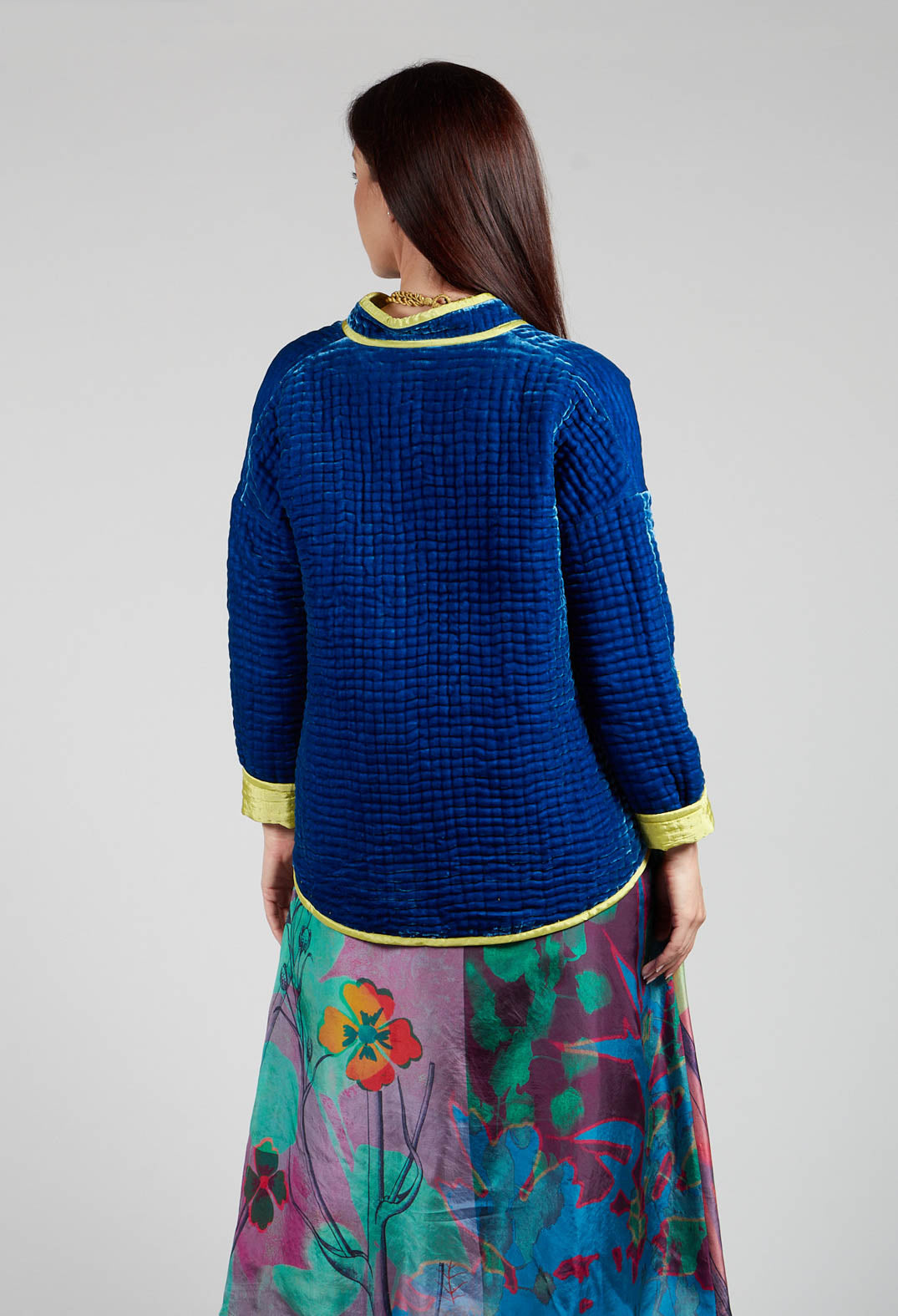 Aldina Pomegranate Jacket in Lapis