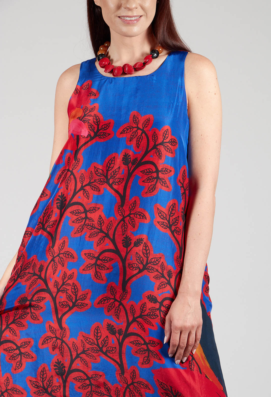 Dress Gardenia Blossom in Multicolour