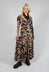 Maxi Jersey Dress in Black Print